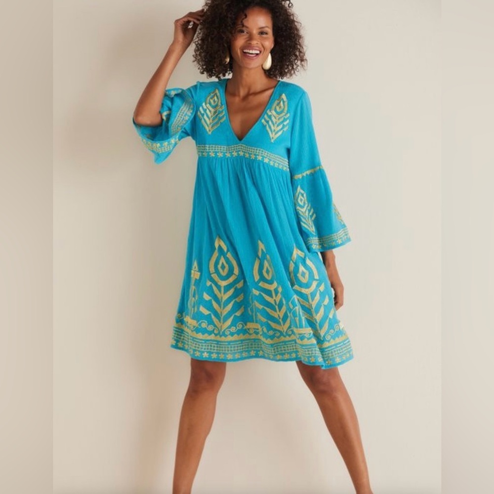 Soft Surroundings Vibrant Blue Top - Picture 3 of 14